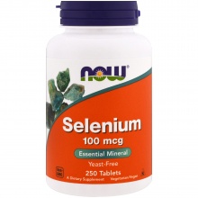Витамины NOW Selenium 100 mg 250 таблеток