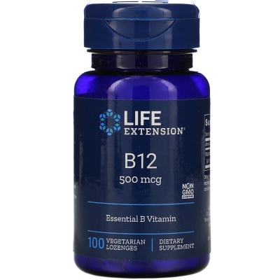  Life Extension  B12 500 mcg 100 