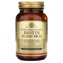 Витамины Solgar Biotin 10000 мкг 100 капсул