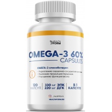 Антиоксидант Health Form Omega-3 60% 120 капсул