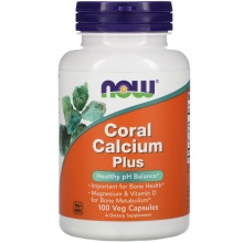 Витамины NOW Coral Calcium Plus 100 капсул